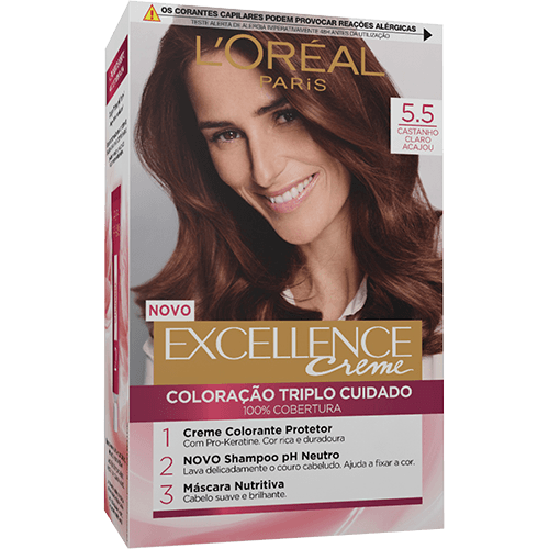 excellence creme 5 5 Castanho Claro Acajou